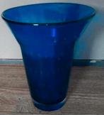 💠💐blauwe vaas💐💠, Minder dan 50 cm, Verzenden, Blauw, Glas