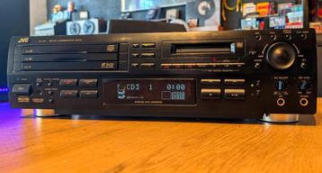 JVC ZU-301 MINIDISC / CD WISSELAAR COMBI MET GARANTIE  beschikbaar voor biedingen