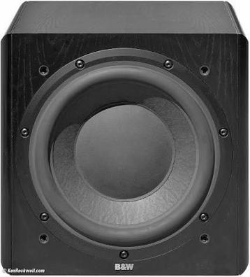 B&W ASW CDM Subwoofer kist met front en spikes beschikbaar voor biedingen