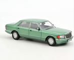 Mercedes Benz 560 SEL 1991 L.GROEN MET. 1:18 NOREV R. 183469, Hobby en Vrije tijd, Modelauto's | 1:18, Verzenden, Nieuw, Auto