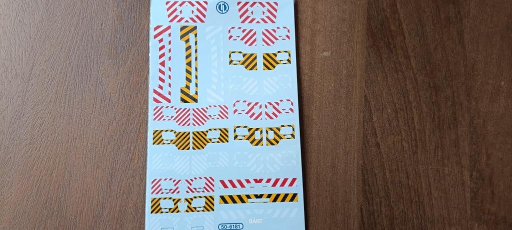 DECALS ZWAARTRANSPORT SET, Hobby en Vrije tijd, Modelauto's | 1:50, Ophalen of Verzenden, Nieuw, Bus of Vrachtwagen, Wsi