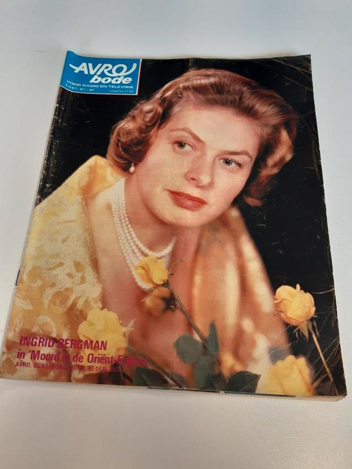 Avro Bode 1981. Ingrid Bergman. Lauren Bacall. Ian Holm. Ger, Verzamelen, Tijdschriften, Kranten en Knipsels, Tijdschrift, 1980 tot heden