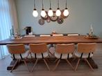8 zo goed als nieuwe eetkamerstoelen, Huis en Inrichting, Stoelen, Ophalen, Landelijk robuust industrieel modern, Wit, Hout
