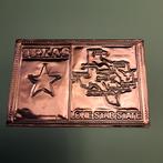Texas Koperen Kaart - Lone Star State, Verzamelen, Ophalen of Verzenden, 1980 tot heden, Ongelopen, Buiten Europa