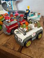 Paw Patrol Uitkijktoren + 9 Auto's, Ophalen, Zo goed als nieuw, Jongen of Meisje