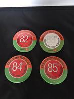 4 retro buttons button van de Nijmeegse Vierdaagse 98 tot 01, Sport, Gebruikt, Ophalen of Verzenden, Button