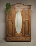 Antieke brocante Art Deco meidenkast vintage linnenkast kast, Ophalen of Verzenden