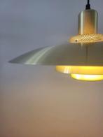 Vintage Deense schalenlamp van Lyskaer Belysning in messing, Huis en Inrichting, Lampen | Hanglampen, Gebruikt, Ophalen of Verzenden