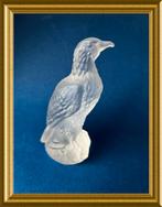 Vintage glazen beeldje: vogel, adelaar, matglas, frosted, Ophalen of Verzenden