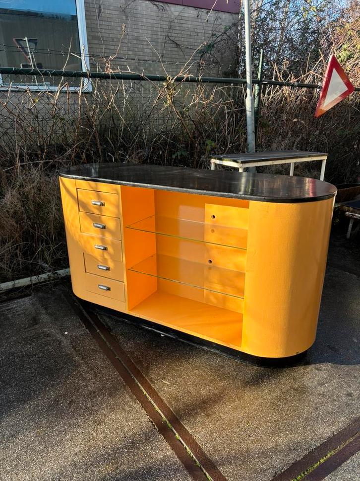 Vintage toonbank, Antiek en Kunst, Antiek | Meubels | Kasten, Ophalen