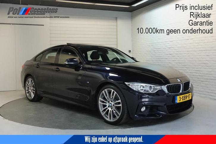 BMW 4 Serie Gran Coupé 435i M-Pakket | Nwe remmen | Harman, Auto's, BMW, Bedrijf, Te koop, 4-Serie Gran Coupé, ABS, Achteruitrijcamera