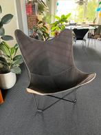 Zwarte canvas vlinderstoel [Cuero Mariposa], Ophalen, Gebruikt, Zwart, Eén