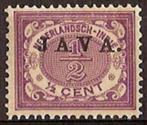 Ned-Indie NVPH nr 63a postfris Opdruk JAVA Hoogstaand 1908, Postzegels en Munten, Postzegels | Nederlands-Indië en Nieuw-Guinea