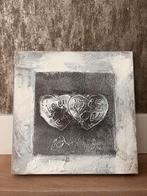 Schilderij op canvas 30x30cm, Minder dan 50 cm, Gebruikt, Verzenden, Schilderij