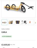 Mooie fietsaanhanger carla cargo, Ophalen, Hondenkar