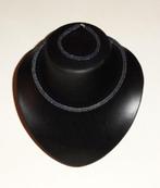 Ketting Hematiet edelsteen + armband, Zwart, Ophalen of Verzenden, Zo goed als nieuw, Steen of Mineraal
