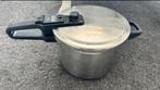 Tefal sensor snelkookpan 6l, Gebruikt, Keramische plaat, Rvs, Ophalen