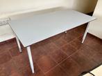 buro tafel bureau 3 stuks gebruikt 160x80 hoogte verstelbaar, Ophalen, Gebruikt