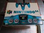 N64 clear blue, Spelcomputers en Games, Spelcomputers | Nintendo 64, Ophalen of Verzenden, Zo goed als nieuw, Met 1 controller