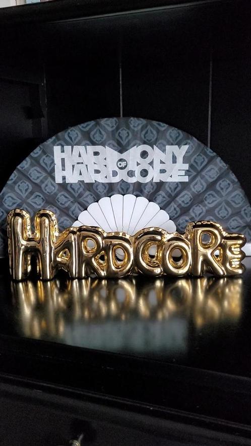 Nieuwe Hardcore ballonletters gabber goud of zwart, Huis en Inrichting, Woonaccessoires | Overige, Nieuw, Ophalen of Verzenden