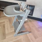 Stokke Tripp trapp kinderstoel met tafelblad babyset glijder, Ophalen of Verzenden, Zo goed als nieuw, Meegroeistoel