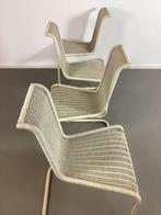 4 Vintage Tecta Stoelen, Kunststof, Gebruikt, Wit, Vintage