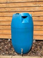 Blauwe regenton met kraan, 150 liter of meer, Ophalen, Gebruikt, Kunststof