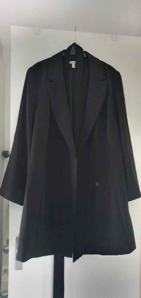 Zwarte H&M  jasjurk maat xl, Kleding | Dames, Jurken, Zo goed als nieuw, Maat 46/48 (XL) of groter, Zwart, Boven de knie, Ophalen of Verzenden