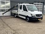 Mercedes-Benz Sprinter 513 CDI 130pk DC Laadkraan Hiab 017T, Auto's, Bestelauto's, Automaat, Stof, 4 cilinders, 7 stoelen