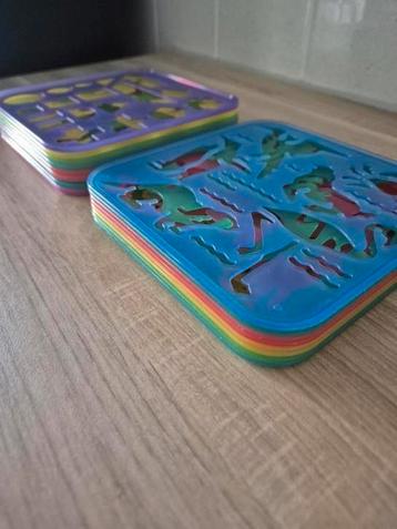 Vintage Tupperware Sjablonen - 16 stuks (1987 & 1994) beschikbaar voor biedingen