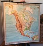 Schoolplaten 2x, Antiek en Kunst, Antiek | Schoolplaten, Ophalen of Verzenden, Aardrijkskunde