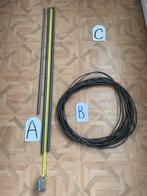 Diverse buigveer/trekveer/PVC pijp/pvc sok/schakelmateriaal/, Ophalen of Verzenden, Zo goed als nieuw, Kabel of Snoer