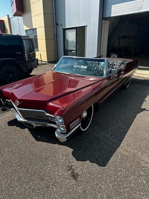 Cadillac  de Ville 1968 Rood, Auto's, Cadillac, Particulier, Benzine, Cabriolet, Automaat, Geïmporteerd, Rood, Zwart, Ophalen