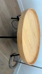 Salontafel, Huis en Inrichting, Tafels | Bijzettafels, Gebruikt, Rond, 75 cm of meer, Hout