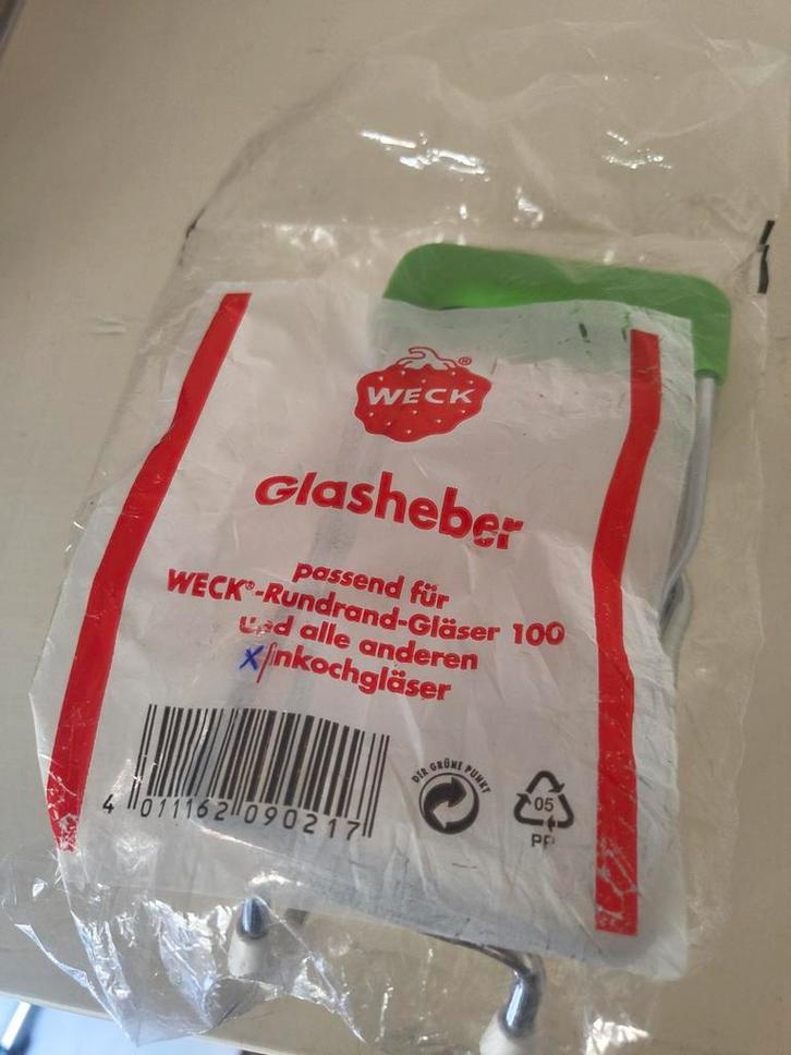 WECK Glastang - Nieuw in verpakking, Huis en Inrichting, Keuken | Keukenbenodigdheden, Nieuw, Ophalen of Verzenden