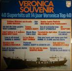 Veronica Souvenir: 40 Superhits 14 Jaar Veronica Top 40 2 LP, Ophalen, 1960 tot 1980, Gebruikt, 12 inch