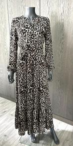 BANANA REPUBLIC - panterprint maxidress - 36 (S), Kleding | Dames, Jurken, Verzenden, Zwart, Zo goed als nieuw, Maat 36 (S)