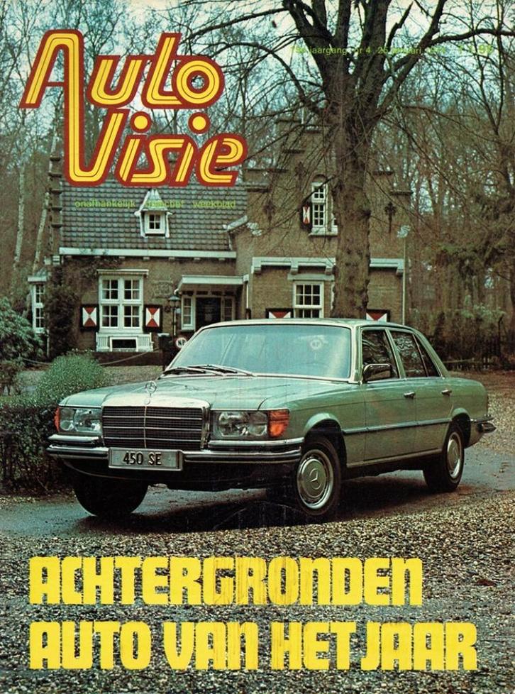 Autovisie 1974 nr. 4 (o.a. Mercedes-Benz S-klasse 450 W116), Boeken, Auto's | Folders en Tijdschriften, Gelezen, Algemeen, Verzenden