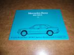 brochure Mercedes 190/190 E  1983, Overige merken, Ophalen of Verzenden, Zo goed als nieuw