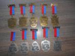 Int. Twentse Kennedymars Haaksbergen 10 stuks medailles, Postzegels en Munten, Penningen en Medailles, Ophalen of Verzenden, Overige materialen