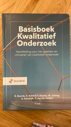 Ben Baarda - Basisboek Kwalitatief onderzoek, Ophalen of Verzenden, Zo goed als nieuw, Ben Baarda; Esther Bakker; Tom Fischer; Mark Julsing; Vincent...