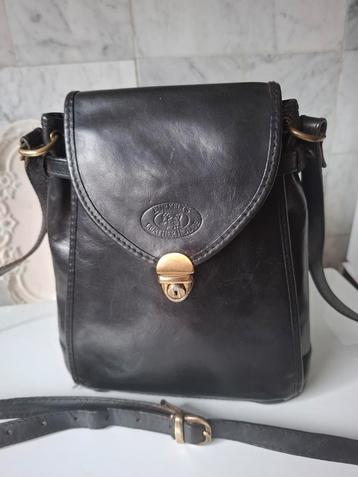 BURKELYS Leather house zwart leren schoudertas cross-body beschikbaar voor biedingen