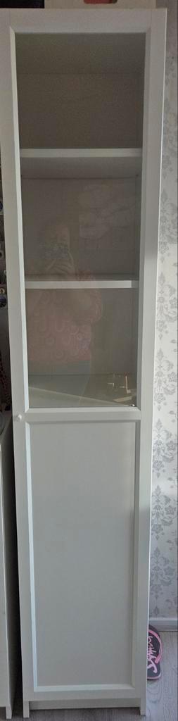 Billy Kast met Vitrine Deur, Huis en Inrichting, Kasten | Vitrinekasten, Gebruikt, 200 cm of meer, Minder dan 50 cm, 25 tot 50 cm