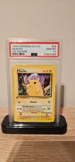 Pikachu 1st Edition Base set 1999 PSA 10, Ophalen of Verzenden, Zo goed als nieuw, Losse kaart
