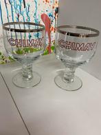 Chimay trappist bierglazen set van 2 glazen, Verzamelen, Nieuw, Overige merken, Glas of Glazen, Ophalen of Verzenden