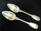 Löwenthal&Co Augsburger Faden verzilverde diner/soep lepels, Antiek en Kunst, Ophalen