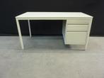 Degelijk stalen bureau + ladeblok 150x75cm / werktafel