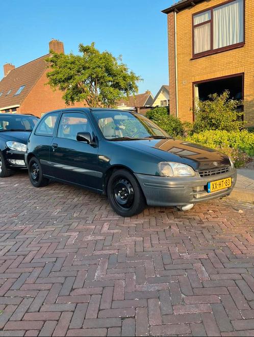 Toyota Starlet 1.3 Turbo 16V 1998 Groen, Auto's, Toyota, Particulier, Starlet, Airbags, Metallic lak, Sportpakket, Benzine, Coupé