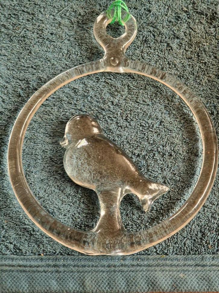 Vintage Kosta Boda Raamhanger/Zonvanger VOGEL Bertil Vallien, Antiek en Kunst, Kunst | Designobjecten, Ophalen of Verzenden