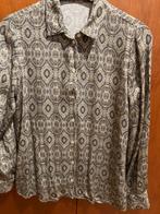 Purdey blouse paisley  marine/zand viscose soepel vallend, Beige, Ophalen of Verzenden, Zo goed als nieuw, Purdey